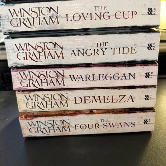 Winston Graham Book Lot of 7 Different Poldark Series by PAPERBACKS - Picture 3 of 12